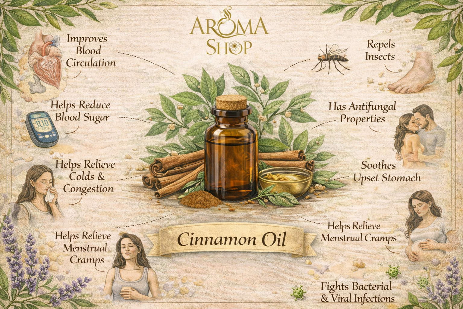 benefits of cinnamon oil