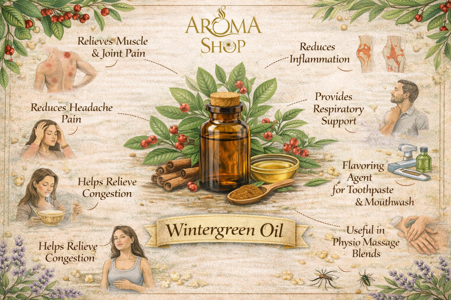 Benefits of Wintergreen Oil
